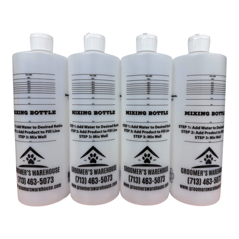 Groomer's Warehouse Dilution Mixing Bottle