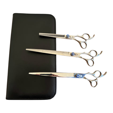Groomer's Warehouse Premier Series 9" 3 Pc. Shear Set