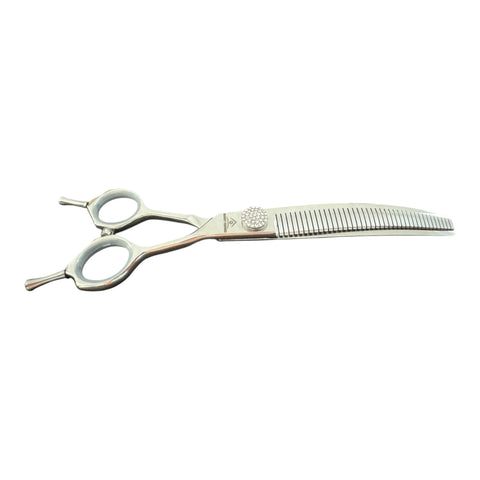 Groomer's Warehouse 7" Curved 40 Tooth Blender Thinning Shear