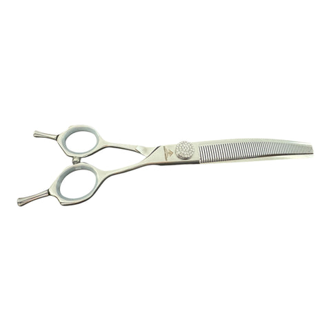 Groomer's Warehouse 7" 60 Tooth Curved Blender Thinning Shear