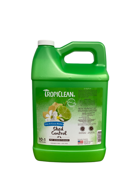 Tropiclean Lime & Cocoa Butter Shed Control Conditioner-Gallon