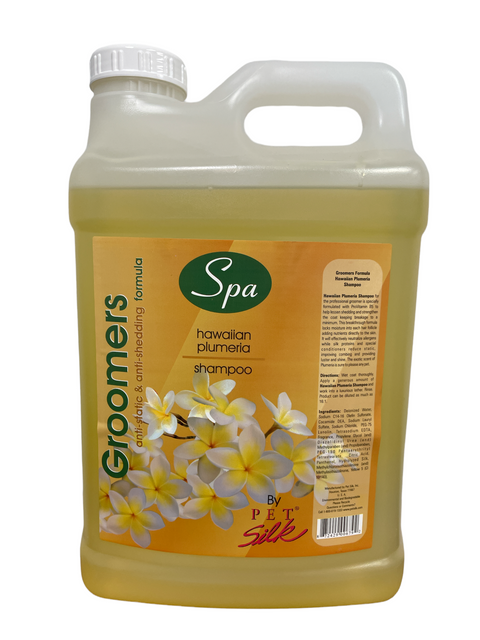 Pet Silk Hawaiian Plumeria Shampoo-2.5 Gallon