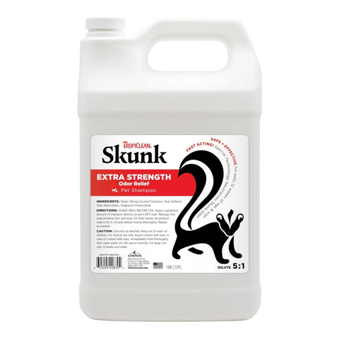Tropiclean Skunk Odor Control Shampoo-1 Gallon