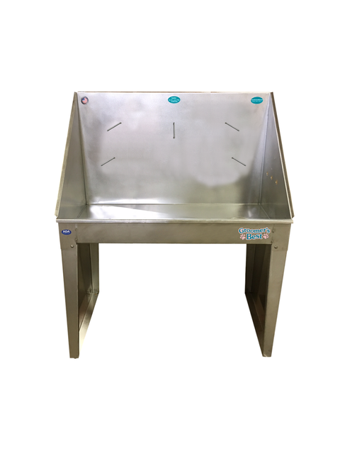 Groomer's Best ADA Compliant Standard Stainless Steel Bath Tubs