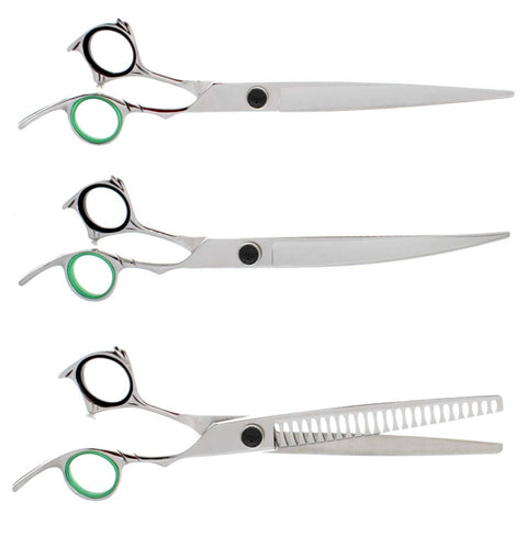 Groomer's Warehouse Premier Series 8" 3 Pc. Shear Set