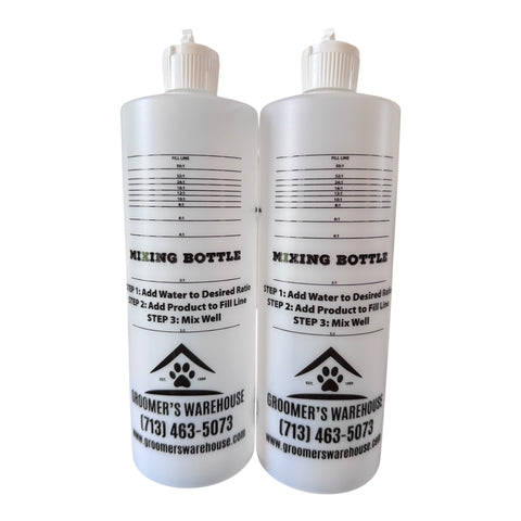 Groomer's Warehouse Dilution Mixing Bottle