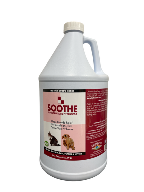 Showseason Soothe 3% Chlorhexidine Shampoo-Gallon