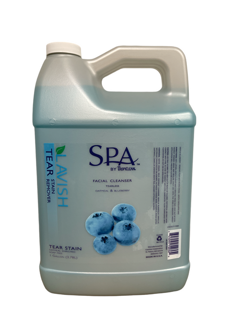 Tropiclean SPA Blueberry Facial Tear Stain Remover-Gallon