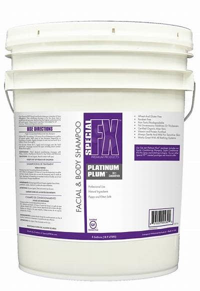Envirogroom FX Platinum Plum Facial & Body Shampoo-5 Gallon