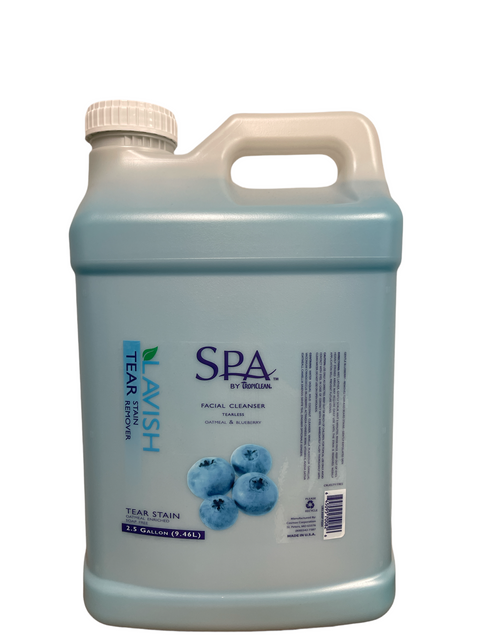 Tropiclean SPA Blueberry Facial Tear Stain Remover-2.5 gal