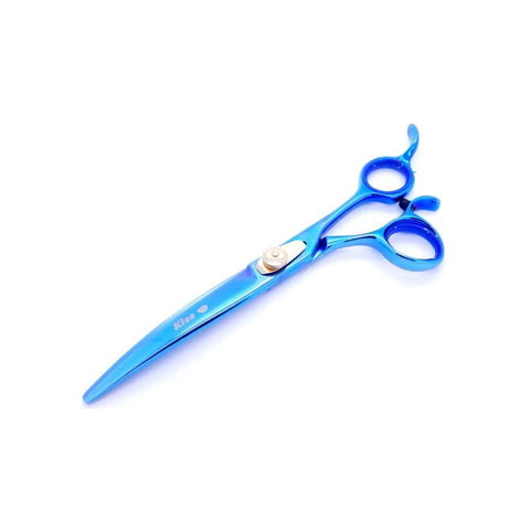 Geib Kiss Shear 8.5" Curved Blue