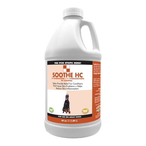 Show Season Soothe HC, 3% Chlorhexidine + 1% Hydrocortisone-64oz