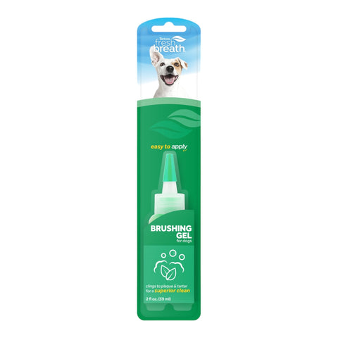 TropiClean Fresh Breath Dental & Oral Care Brushing Gel for Pets 2oz