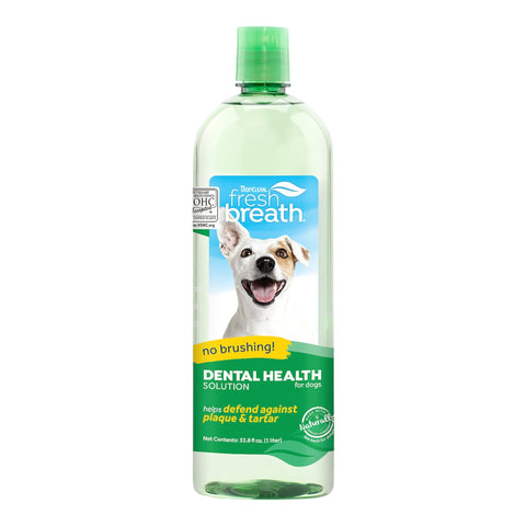 TropiClean Fresh Breath Water Additive 33.8oz.