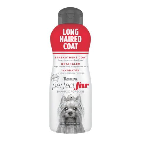 TropiClean PerfectFur Long Haired Coat Shampoo 16oz.