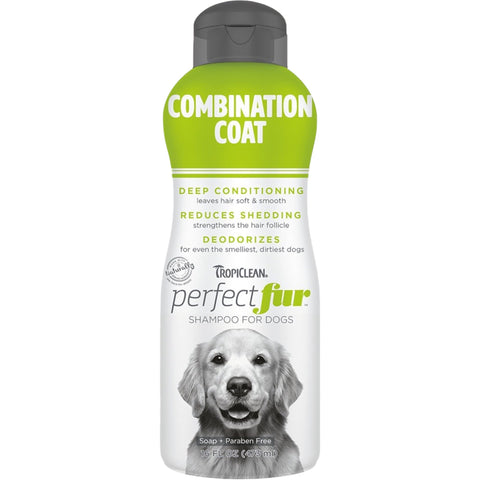 TropiClean PerfectFur Combination Coat Shampoo 16oz