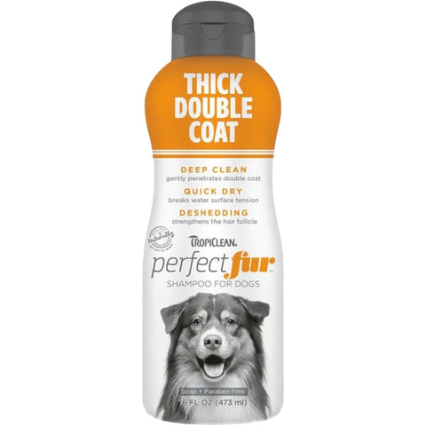 TropiClean PerfectFur Thick Double Coat Shampoo 16oz